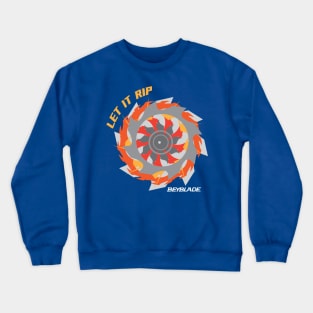 Let It Rip Beyblade Bey Crewneck Sweatshirt